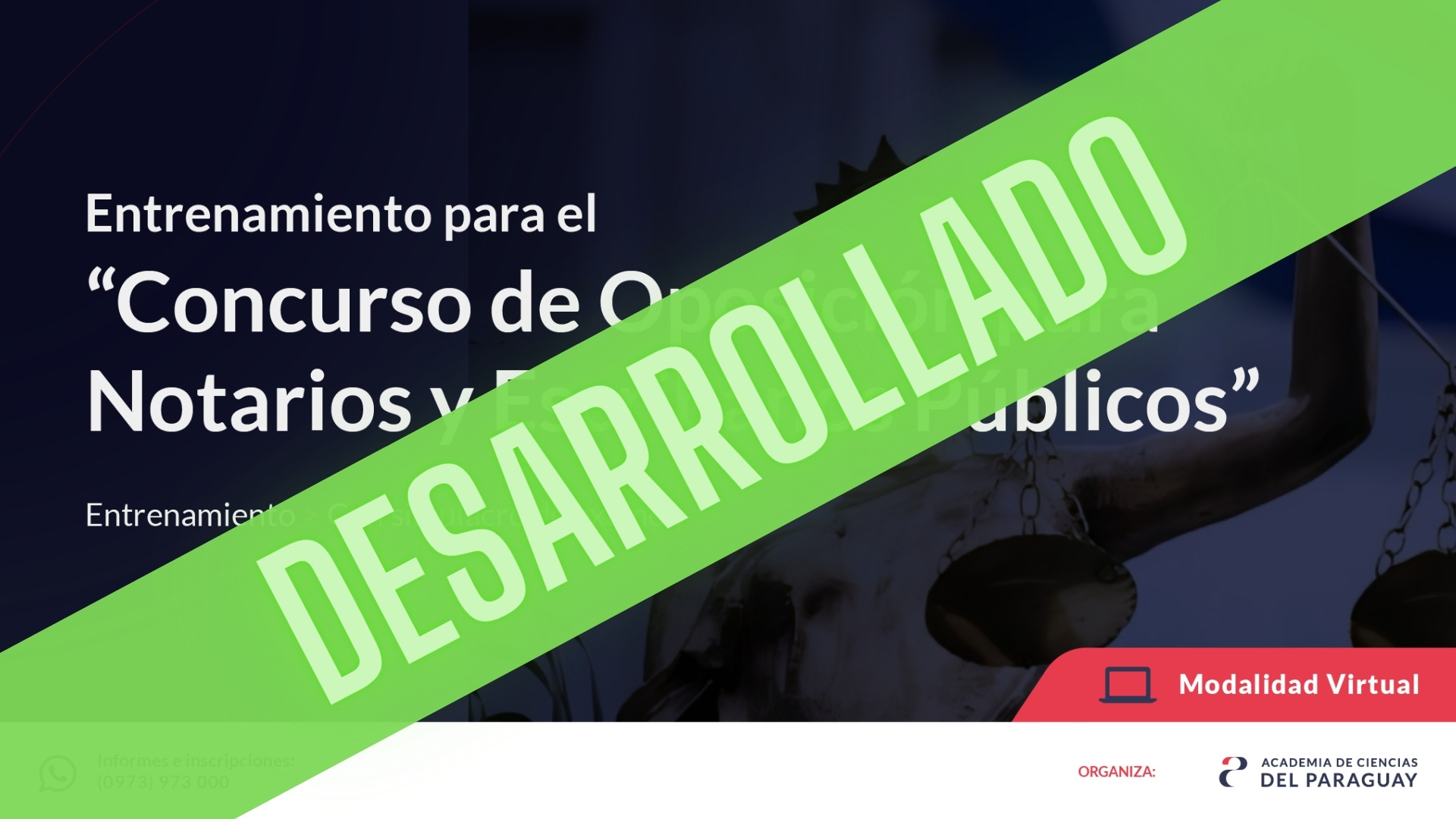 CURSOS CONCLUIDOS ACCIP-7