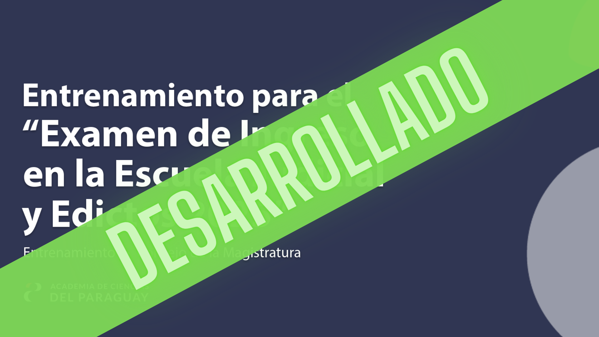 CURSOS CONCLUIDOS ACCIP